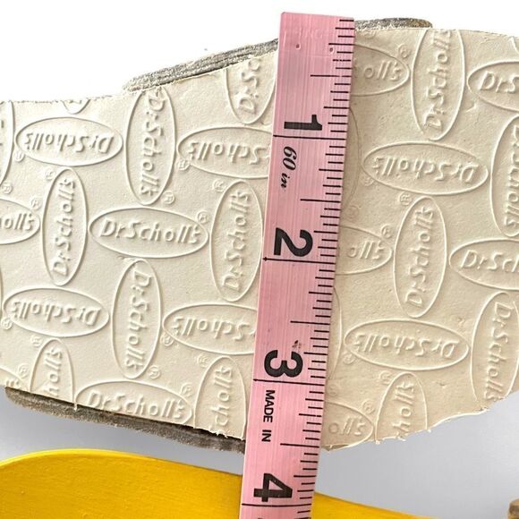 Dr. Scholl’s Hand Painted Palm Tree Wooden Clog Sandals - Picture 7 of 7